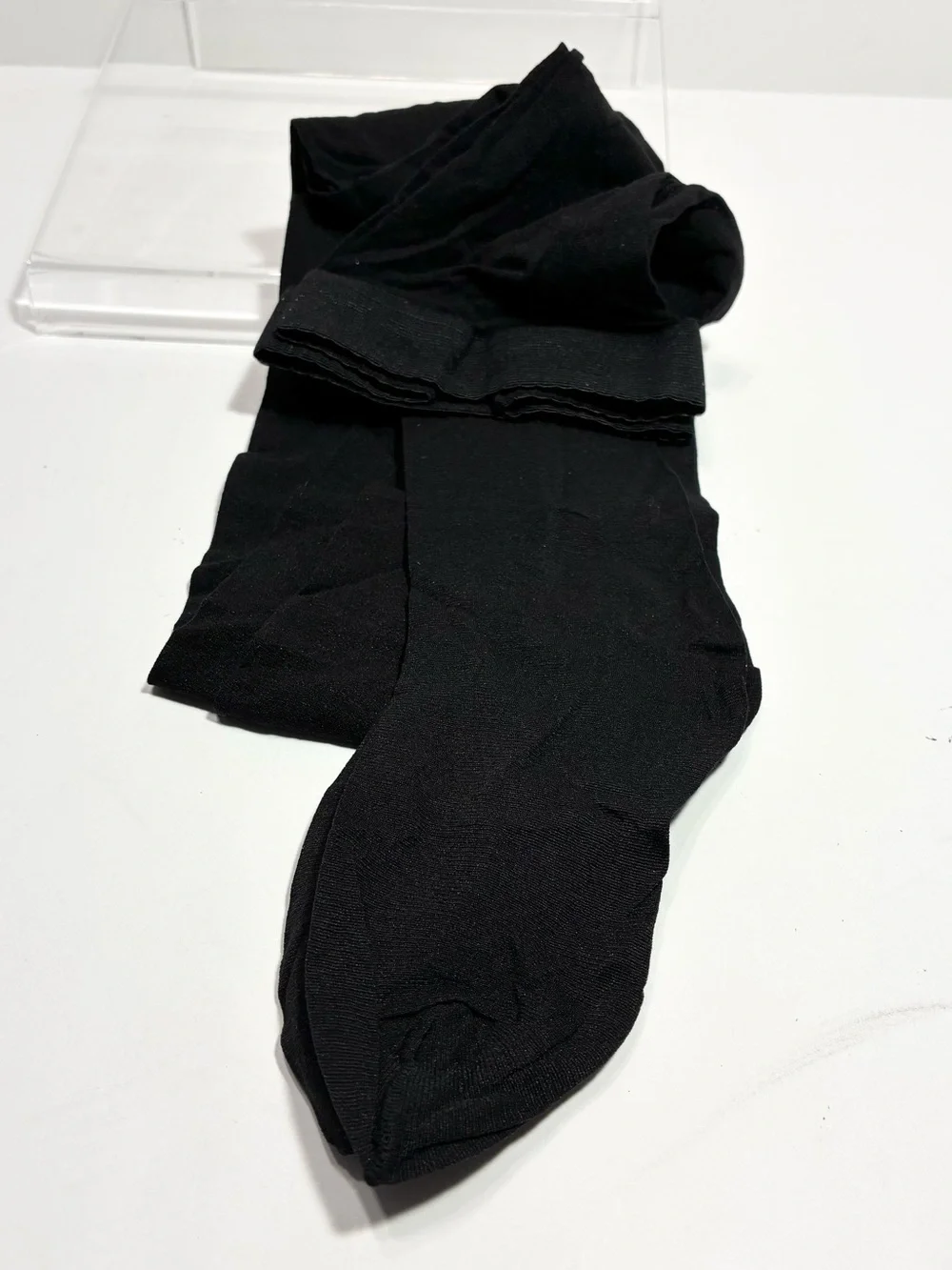NEW Giorgio Armani Sheer Black Pantyhose Hose Size Medium